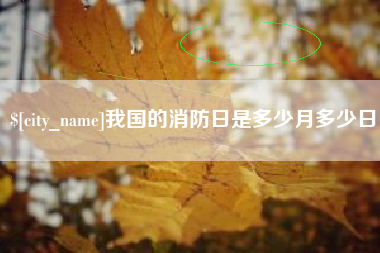 宜宾我国的消防日是多少月多少日