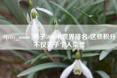 宜宾男子5000米世界排名-这些积分不仅关乎个人荣誉