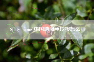 宜宾中国地图手抄报怎么画