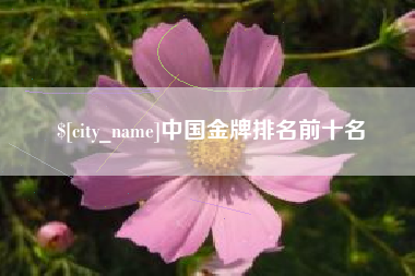 宜宾中国金牌排名前十名