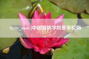 宜宾中国消防学院是军校吗