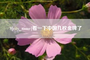 宜宾看一下中国几枚金牌了