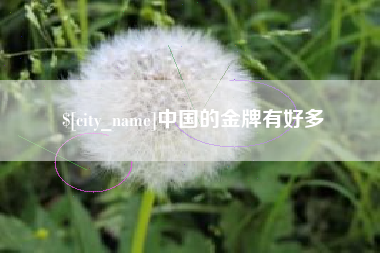 宜宾中国的金牌有好多