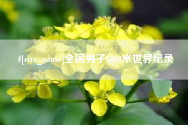 宜宾全国男子5000米世界纪录
