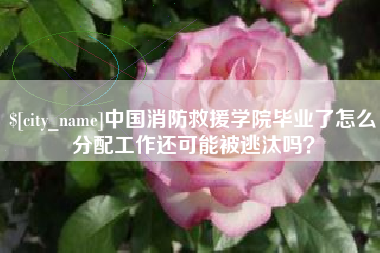 宜宾中国消防救援学院毕业了怎么分配工作还可能被逃汰吗？