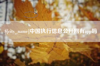 宜宾中国执行信息公开网有app吗