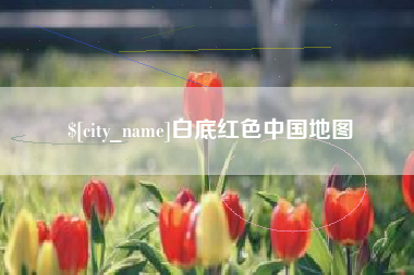宜宾白底红色中国地图