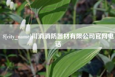 宜宾川消消防器材有限公司官网电话