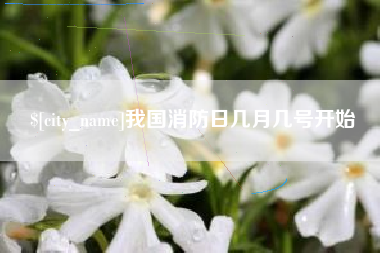 宜宾我国消防日几月几号开始