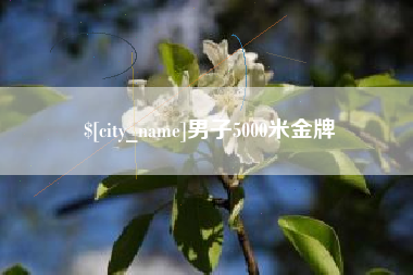 宜宾男子5000米金牌