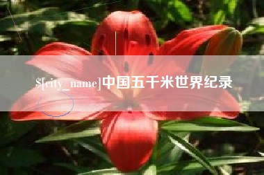 宜宾中国五千米世界纪录