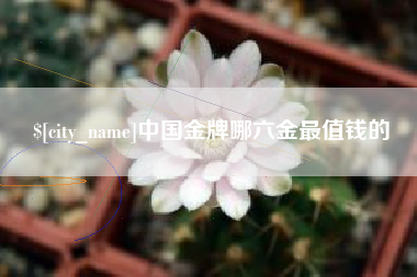 宜宾中国金牌哪六金最值钱的