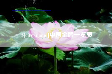 宜宾中国金牌一览表