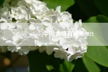 宜宾中国金牌有哪些2021