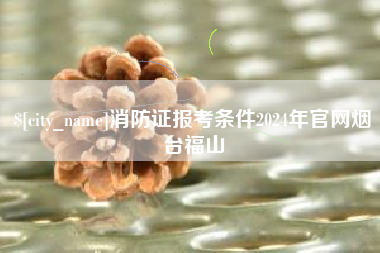 宜宾消防证报考条件2024年官网烟台福山