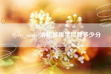宜宾消防救援学院要多少分